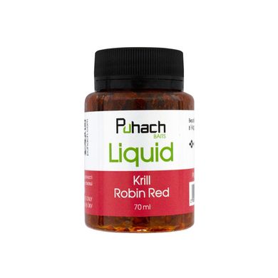 Ликвид Puhach baits liquid 70ml Krill-Pobin Red