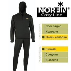 Дышащее белье Norfin Cosy Line (чёрный) XXXXL
