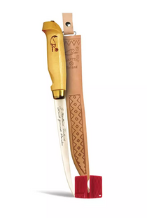 Нож Rapala 7,5" береза/кожа/точилка