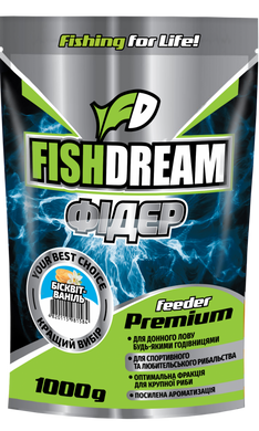 Прикормка Fish Dream Premium Фидер бисквит ваниль