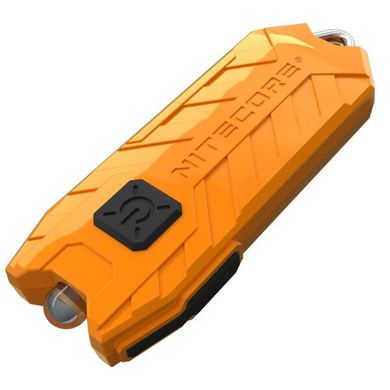 Ліхтар наключний Nitecore TUBE v2.0 (1 LED, 55 люмен, 2 режими, USB), помаранчевий