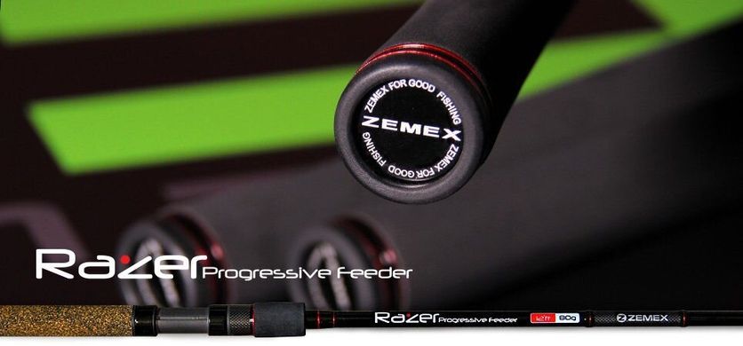 Удилище фидерное Zemex Razer 12ft до 80g (3х частн.)
