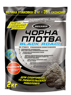 Прикормка "Megamix" Чорна плотва 2кг