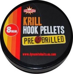 Пеллетс насадочный Dynamite Baits Pre-Drilled Hook Pellets Krill 8mm, 150g (DY960)
