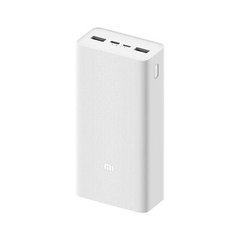 Портативное зарядное устройство Power Bank Xiaomi Mi Power Bank 3 30000mAh 24W Fast Charge PB3018ZM White
