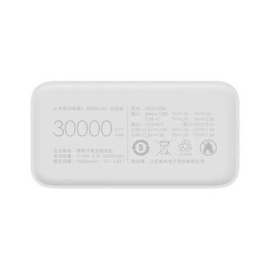 Портативний зарядний пристрій Power Bank Xiaomi Mi Power Bank 3 30000mAh 24W Fast Charge PB3018ZM White
