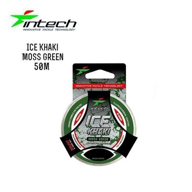 Волосінь Intech Khaki Ice Line moss green 0.148mm, 1.9kg 50m