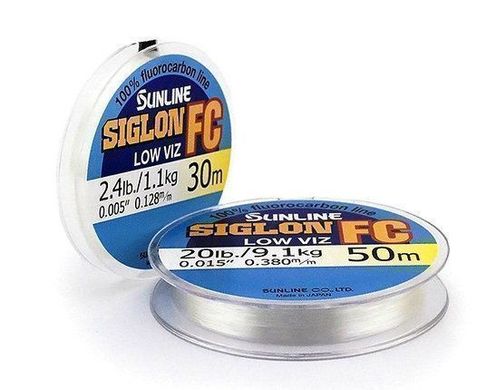 copy_Флюорокарбон Sunline SIG-FC 50м 0.38мм 9.1кг поводковый